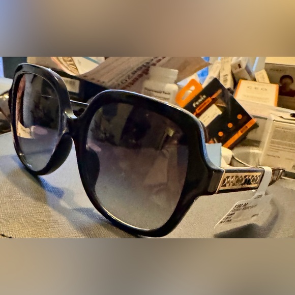 NWT Coach Signature Ombré Oversized Square Sunglasses - Picture 3 of 4